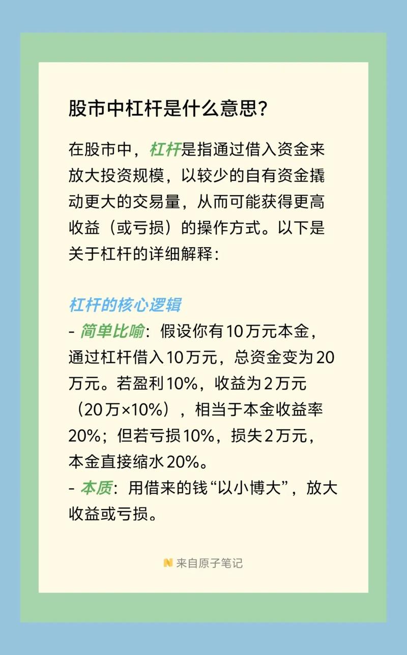 高杠杆在金融投资领域的内涵与风险剖析，你知道多少？